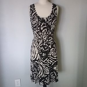 Black and Neutral 'Spence' summer dress M